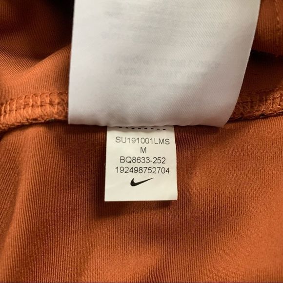 Nike Power 7/8 Dusty Peach Tight Leggings Medium - Picture 8 of 9